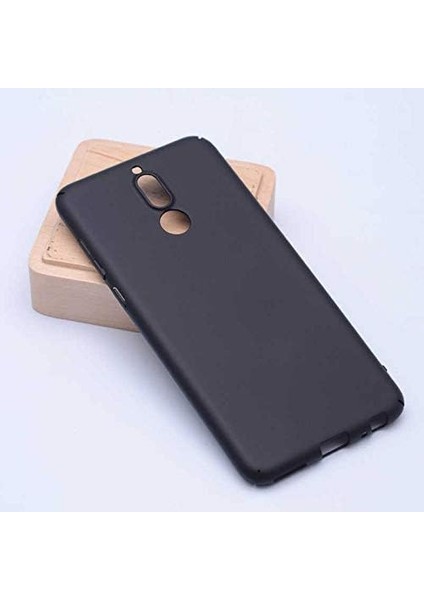 Mate 10 Lite Uyumlu Sert Rubber Silikon Kılıf (Siyah)