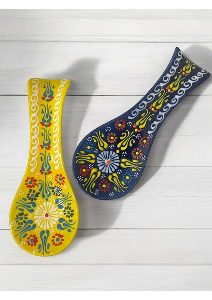 Dekoratif Tasarım Kirli Kaşıklık, Kepçe Altlığı, Çini / Seramik Tamamen El Yapımı fiyatları