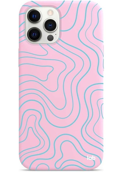 Iphone 12 Pro Max Pembe Silikon Telefon Kılıfı - Void Iı