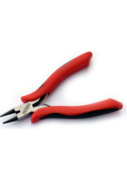 Elektronikçi Yuvarlak Uçlu Kargaburun, Kırmızı/siyah, 125MM