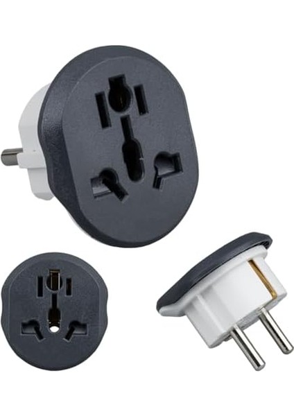 2 Adet Evrensel Uluslararası Priz Fiş Adaptör Çevirici 16A 250V Seyahat Fişi Dönüştürücü Adaptörü, 200'DEN Fazla Ülkede Abd/avustralya/uk, Ce Sertifikalı fiyatları
