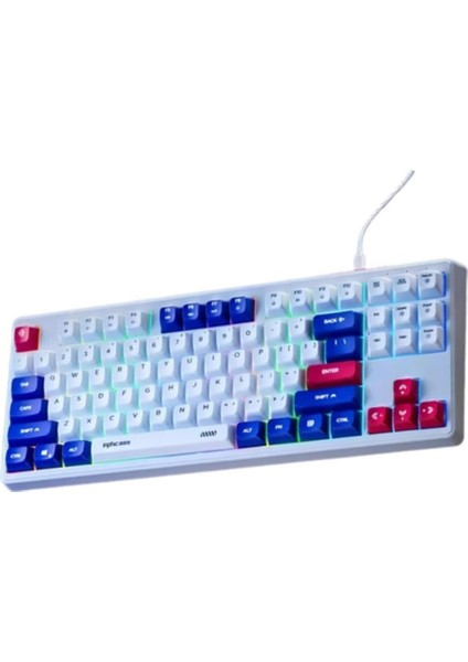 Mobile Mekanikal Ultra Sessiz Rgb Işıklı Kablolu Oyun ve Ofis Klavyesi, Su Geçirmez Klavye