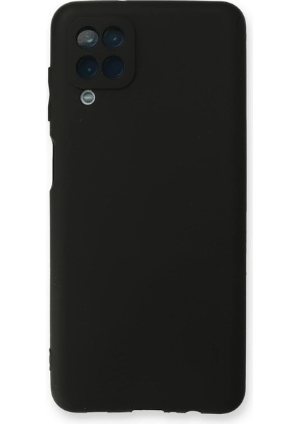 Samsung Galaxy M33 Kılıf Kamera Korumalı Yumuşak Dokulu Silikon - Siyah