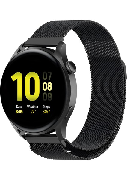 46MM Akıllı Saat Modelleri Için Huaweı Watch (Ultimate/gt4/watch 4 Pro/gt3/gt3 Pro/gt2/gt2 Pro) Samsung Watch (Gear S3 Frontier/galaxy Watch 46MM) Loop 22MM Hasır Metal Kordon