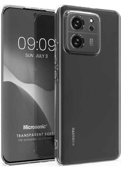 Xiaomi Mi 13T Pro Için Kılıf Transparent Soft Şeffaf [mi 13T Pro ile Uyumlu Kılıf - Şeffaf]