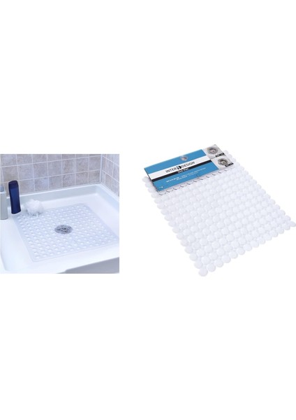 Homi Banyo Duşakabin Içi Kaydırmaz Şeffaf Damlalı 27X31X0,8CM