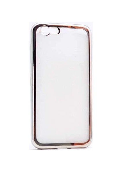 T70 Uyumlu Lazer Kaplama Yumuşak Silikon Kılıf (Gümüş)