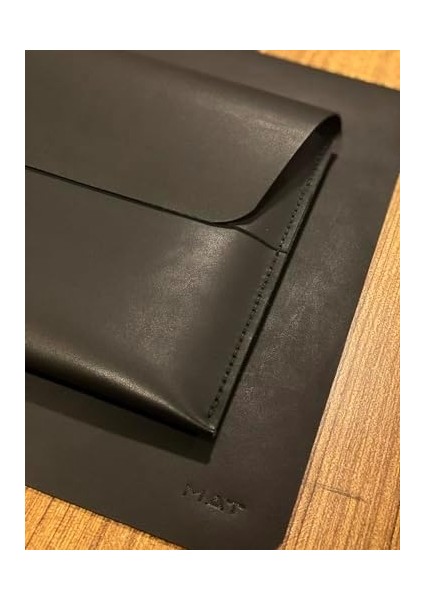 Macbook Air/pro Çanta 13 Inç M1 ve M2 Uyumlu Hakiki Deri Taşıma Kılıfı (Siyah) fiyatları