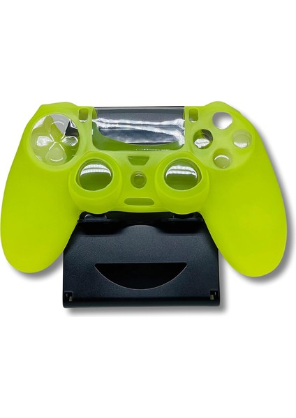 Ps4 Joystick Uyumlu Silikon Kılıf Koruyucu Kılıf Sarı