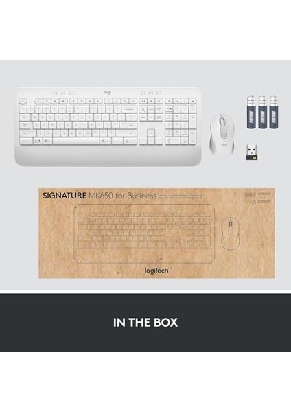 Signature MK650 Multi-Device Bolt Alıcılı Bluetooth Kablosuz Klavye ve Mouse Seti Türkçe Q