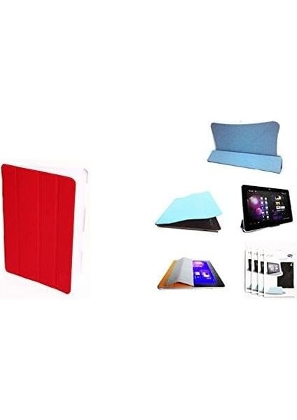 SMG-751 Kırmızı Samsung Galaxy 7500 Tablet Pc Kılıfı