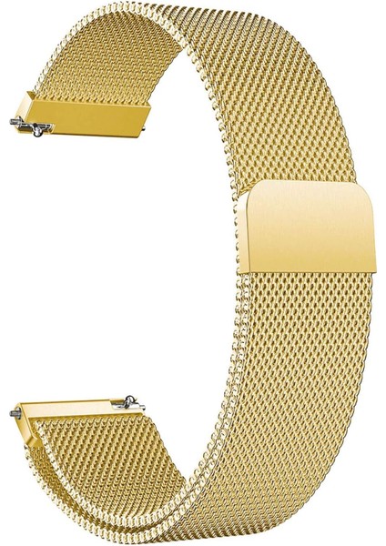 Amazfit Gts 2 Mini 40MM Için Kordon Milanese Loop Gold