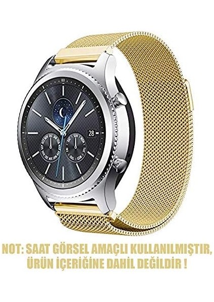 Amazfit Gts 2 Mini 40MM Için Kordon Milanese Loop Gold