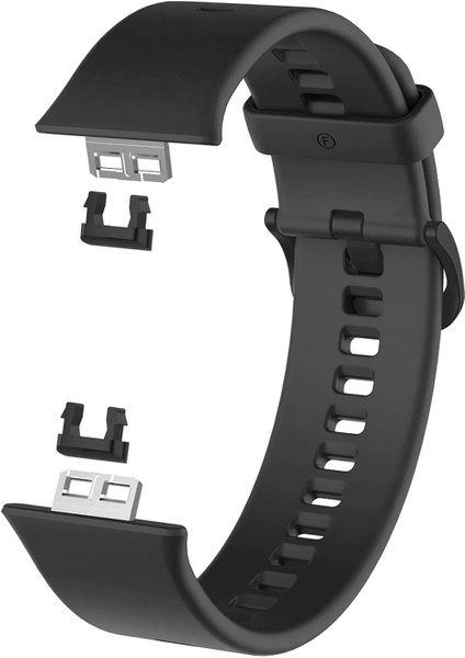 Huawei Watch Fit Için Kordon Silicone Sport Band Siyah