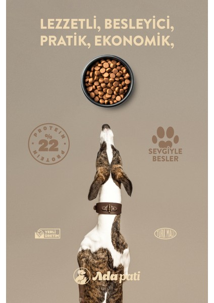 Yetişkin Köpek Maması 15 Kg, Kuzu Etli Pirinçli Mama fırsatları