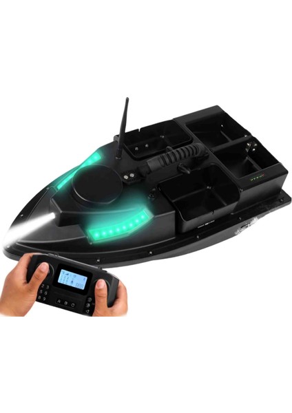 Sazan Yemleme (Tekne ve Botu) Gps 100 Konum Eve Dunuş 500 Metre Sabıt Hızlı Son Versıyon