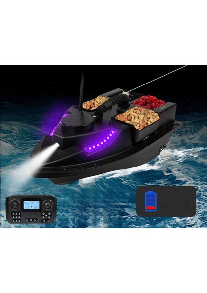 Sazan Yemleme (Tekne ve Botu) Gps 100 Konum Eve Dunuş 500 Metre Sabıt Hızlı Son Versıyon modelleri