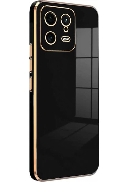 Xiaomi Mi 13 Pro Için Kılıf Olive Plated Siyah [mi 13 Pro ile Uyumlu Kılıf - Siyah]