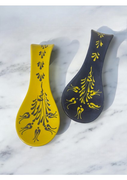 Dekoratif Tasarım Kirli Kaşıklık, Kepçe Altlığı, Çini / Seramik Tamamen El Yapımı fiyatları