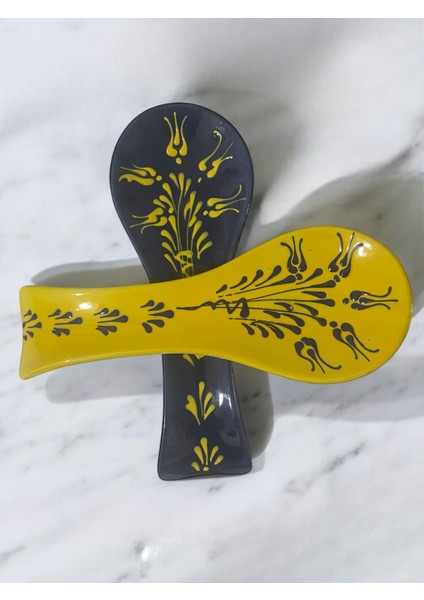 Dekoratif Tasarım Kirli Kaşıklık, Kepçe Altlığı, Çini / Seramik Tamamen El Yapımı modelleri