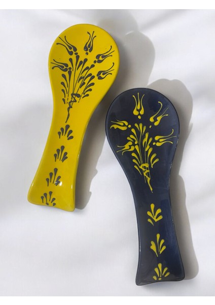 Dekoratif Tasarım Kirli Kaşıklık, Kepçe Altlığı, Çini / Seramik Tamamen El Yapımı fırsatları