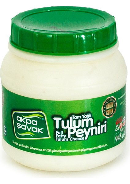 Tulum Peyniri Brüt:1000 gr Net:945 gr