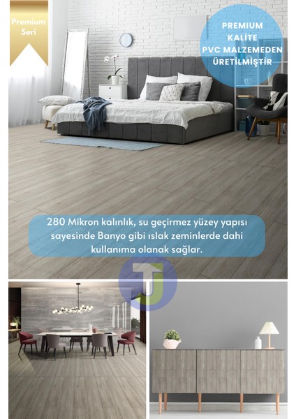 Kendinden Yapışkanlı Dokulu Parke Desen Premium Zemin Mutfak Duvar Dolapkaplama 60 cm x 500 cm