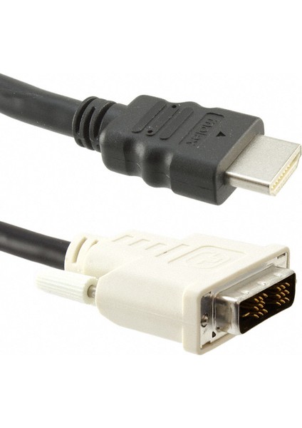 HDMI To DVI 2 Metre Siyah Kablo (Hdmı DVI 18+1 Kablo) (2251=12002)