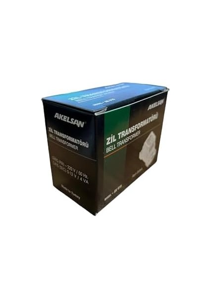 4 - 8 - 12 V / 4 VA AK-910 Kapı Zili Trafosu
