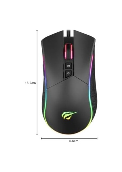 Rgb Light Dpı With Mouse 4800 USB Gaming MS1001 Wired Gamenote Yeni