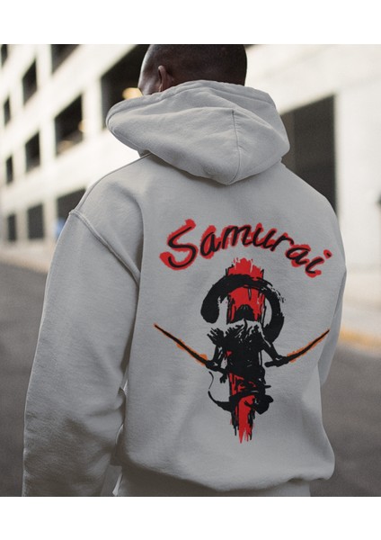 Erkek Samurai Baskılı Sweatshirt modelleri