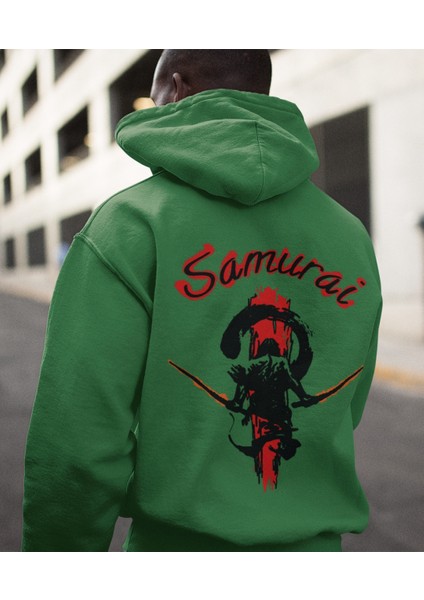 Erkek Samurai Baskılı Sweatshirt modelleri