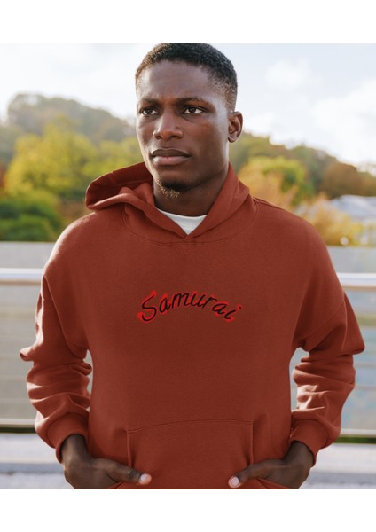 Erkek Samurai Baskılı Sweatshirt modelleri