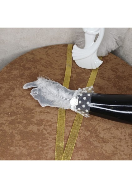 Beyaz Tüylü Gelin Eldiveni modelleri