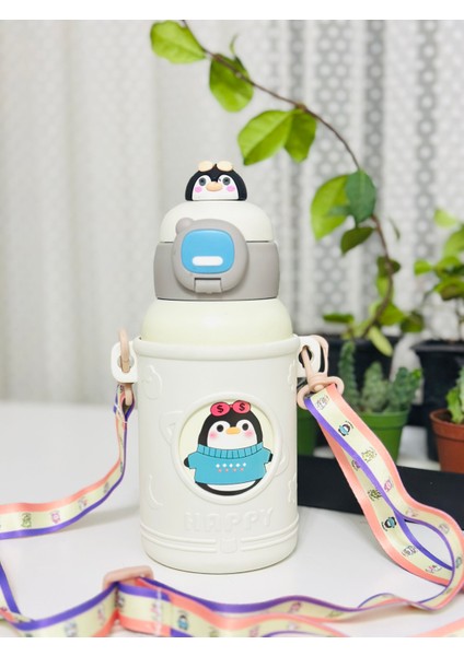 Pipetli Çift Katmanlı Hem Sıcak Hem Soğuk Muhafazalı Termos Sportif Matara fiyatları