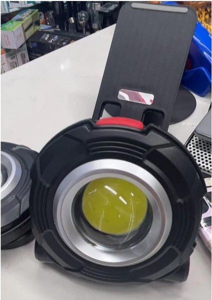 PM-26075 3W Cob Ledli Mıknatıslı Tek Modlu Fener Aaa Pille Çalışır 85X82X38MM