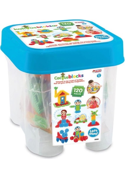 03324 Kaktüs Blokları 120 Parça -Dede