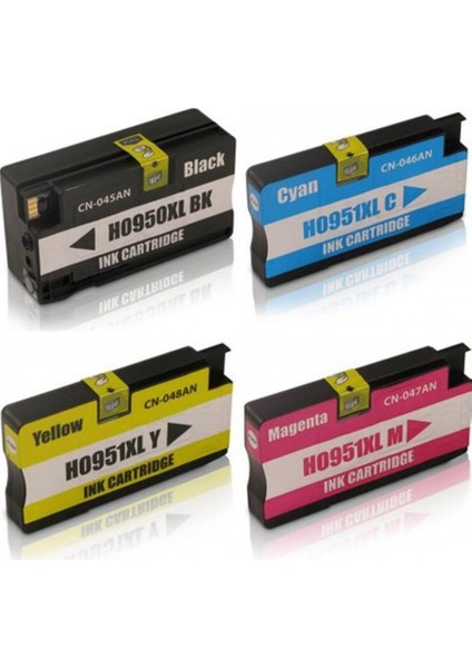 Hp 950XL 951XL Muadil Kartuş Set/hp Officejet Pro 8100 Eprinter Kartuş fiyatları