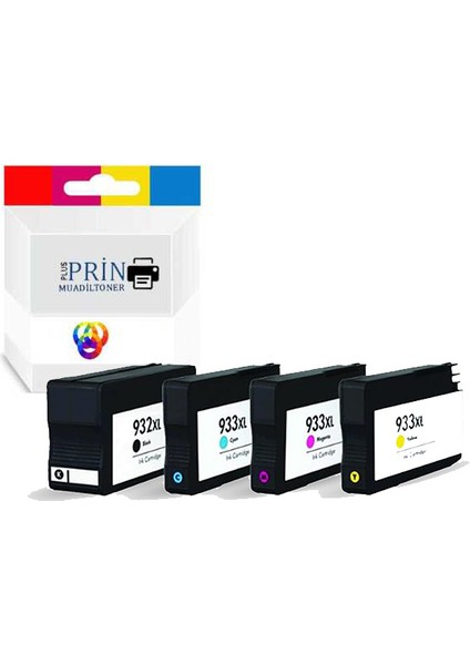 Hp 932XL-933XL / Hp Officejet 7610 Muadil Kartuş