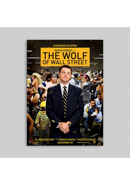 The Wolf Of Wall Street Movie Tasarımlı Poster Para Avcısı Film Posteri Oda Dekoru Tasarım