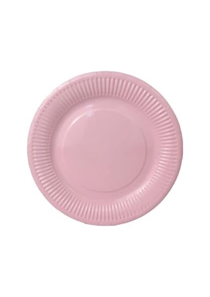 Marifetlerim - Pembe Macaron Karton Tabak 8 Adet