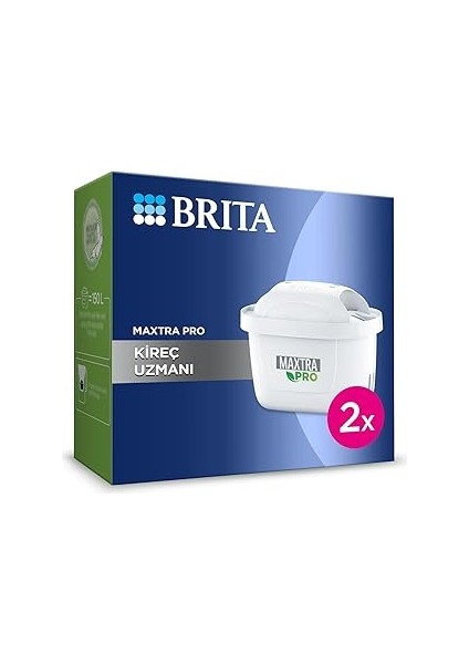 Maxtra Pro Kireç Uzmanı Yedek Su Arıtma Filtresi, 2’li