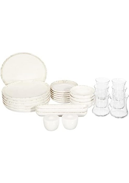 Pierre Cardin Porselen Ethnic Light Kahvaltı Takımı Bej 6 Kişilik modelleri