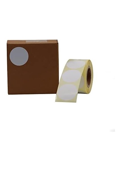 Etiketler , Hazır Al Hızlı Al Eko Termal Etiket 50MM Çap Ruloda 500 Adet 40MM Kuka Çapında Direk Termal Transfer Etiketi modelleri
