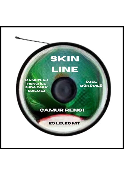 Uyguna-Yakala 25 Lb, 20 mt Deri Astar-Çamur RENGI-OM.053