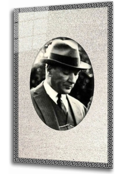 Atatürk Cam Tablo 4 mm Dayanıklı Temperli Cam