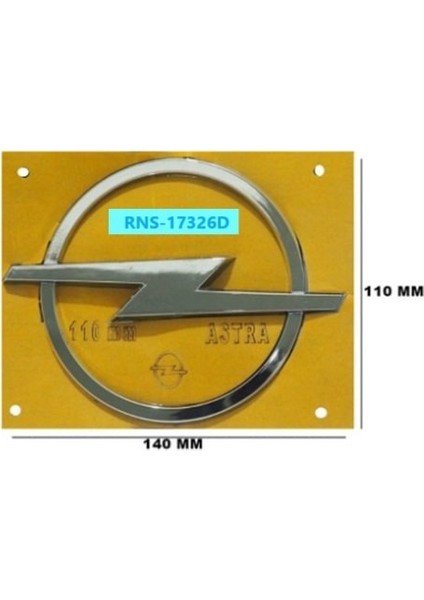 Bagaj Arması (110MM) Opel Astra G