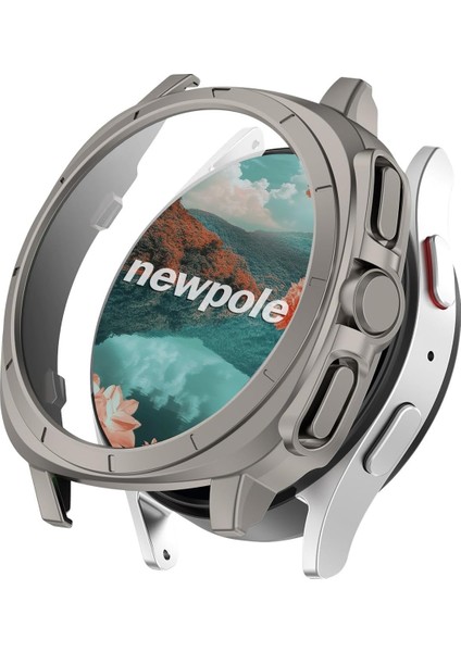 Samsung Galaxy Watch 7 44MM Watch Için Ekran Koruyucu Kılıf Watch Ultra Görünümlü Kılıf Tam Kaplayan Kasa Koruyucu Kılıf Ultra Görünümü Veren Kılıf Samsung Galaxy Watch 7 44MM ile Uyumlu