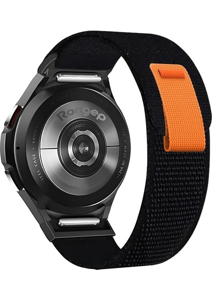 Yeni Nesil Bağlantılı 20MM Trl Kumaş Kordon Samsung Uyumlu Galaxy Watch Fe/7/6/5/4 Serisi Için Rahat Kayış (40MM/44MM) Watch 6/4 Classic (47/43/42MM) ve Watch 5 Pro 45MM Uyumlu