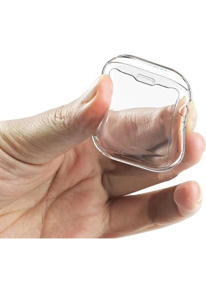 Apple Watch 10 42MM Için Tam Kaplayan Watch Kasa Koruyucu Kılıf Silikon Ekran Koruyucu Yüksek Hassasiyetli Kılıf Apple Watch 10 42MM ile Uyumludur modelleri